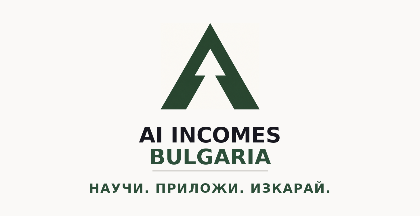 AI Incomes Bulgaria — Научи. Приложи. Изкарай.